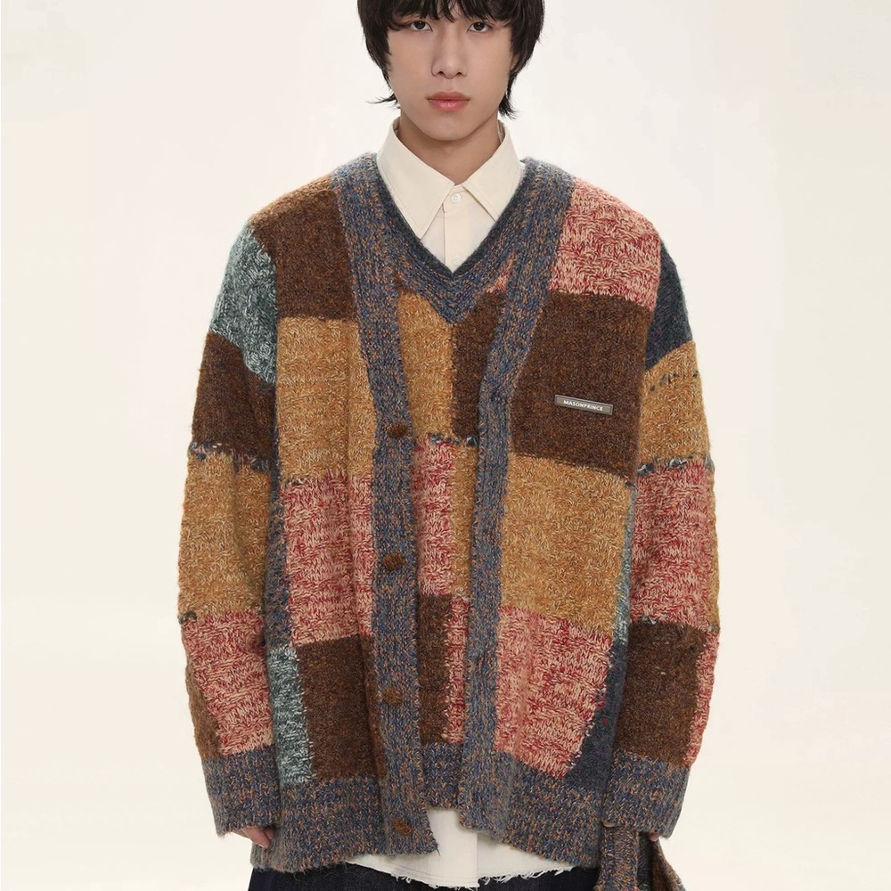 Multicolor Patchwork Sweater - image 2